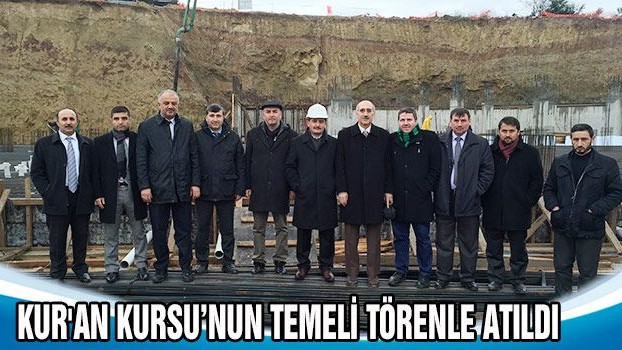Erkek Yat�l� Haf�zl�k Kur�an Kursu�nun temeli t�renle at�ld�.